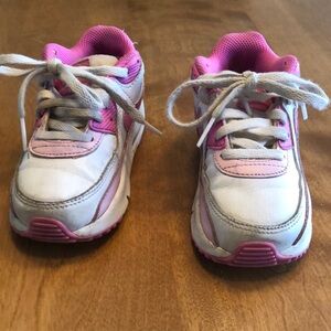 Stylish Pink and White Sneakers